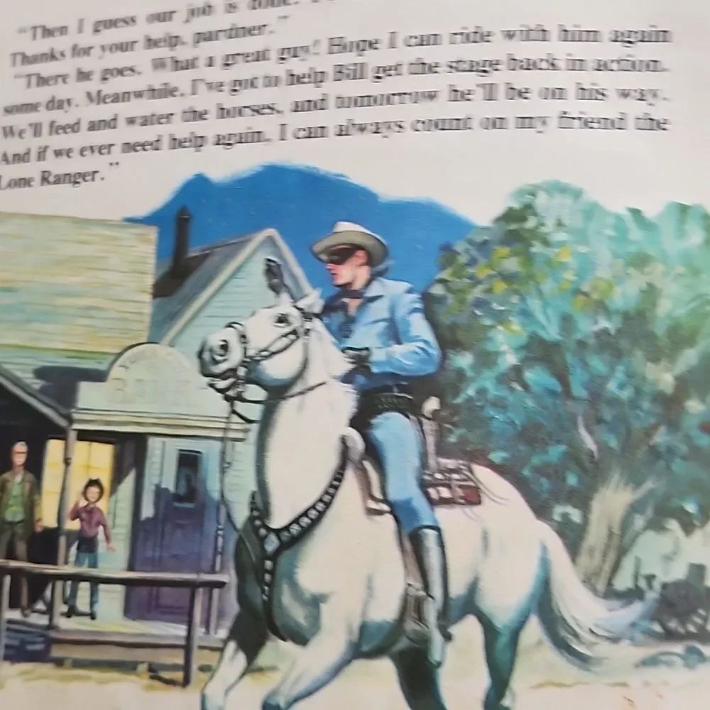 The Lone Ranger Book and Record - Picture 3 of 10